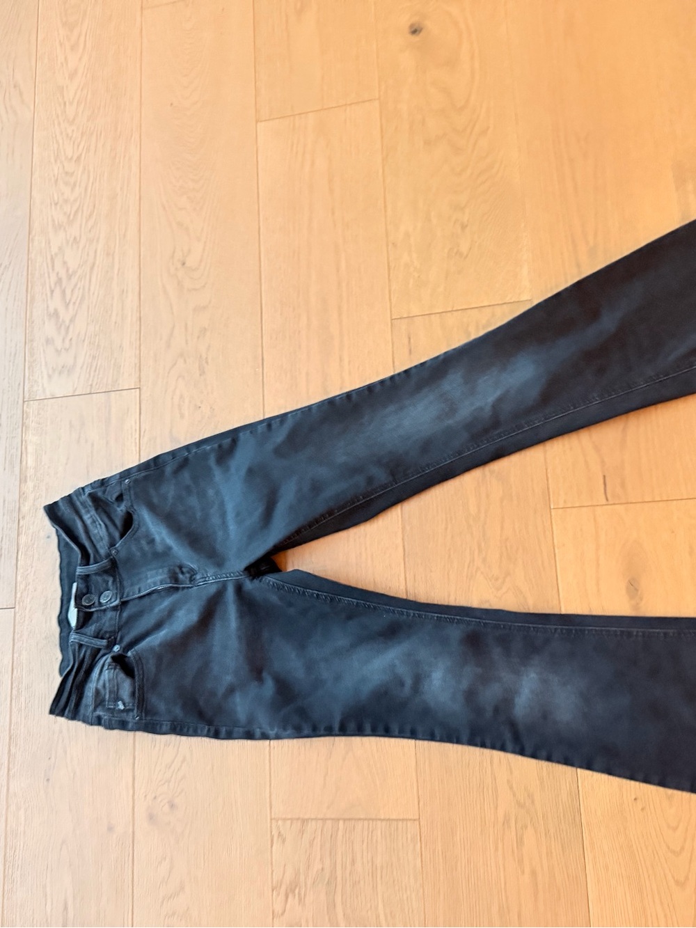 KanCan Black Flare Jeans with Subtle Fading